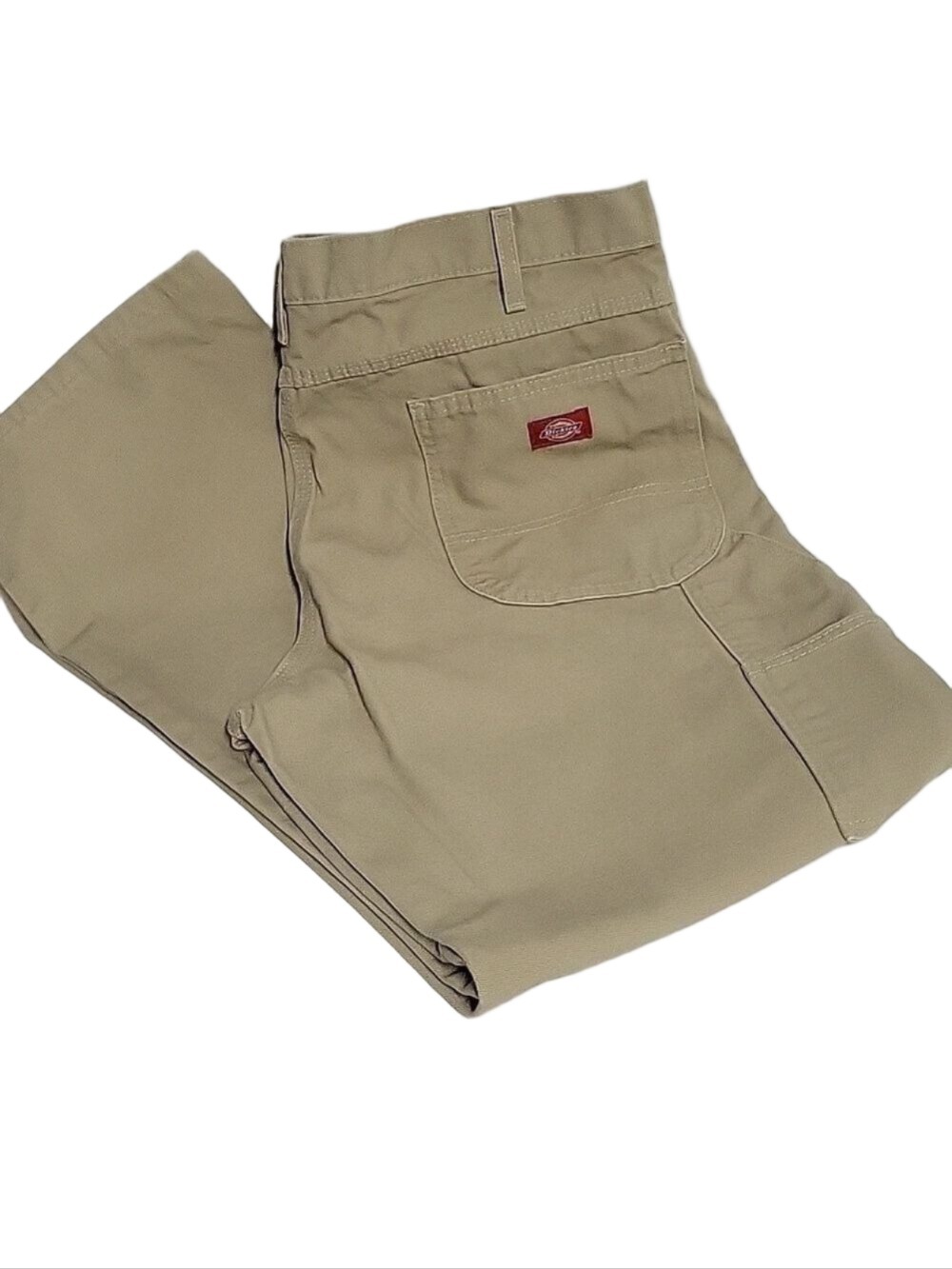 Dickies Heavy-Duty Carpenter Pants, 38x32, Natural Canvas Khaki